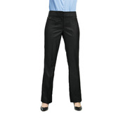 Women's flat front hospitality trousers - bootcut