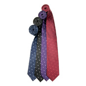 Woven squares tie