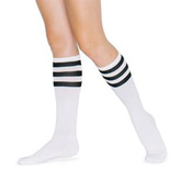 Women's stripe knee-high sock (RSASKL)