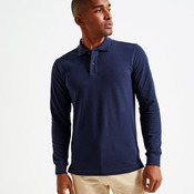Men's classic fit long sleeved polo