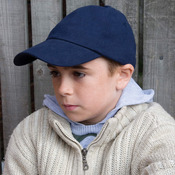 Junior low-profile heavy brushed cotton cap